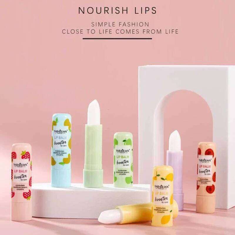 Natural Fruit Balm Long Lasting Moisturizing Nourishes Reduce Lip Line Anti Aging Anti-drying Hydration Lips Care Lipstick free shipping