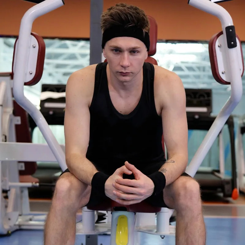 Unisex Sport Sweatband Headband for Men Women Unisex Yoga Hairband Gym Stretch Head Bands Strong Elastic Fitness Basketball Band 250529