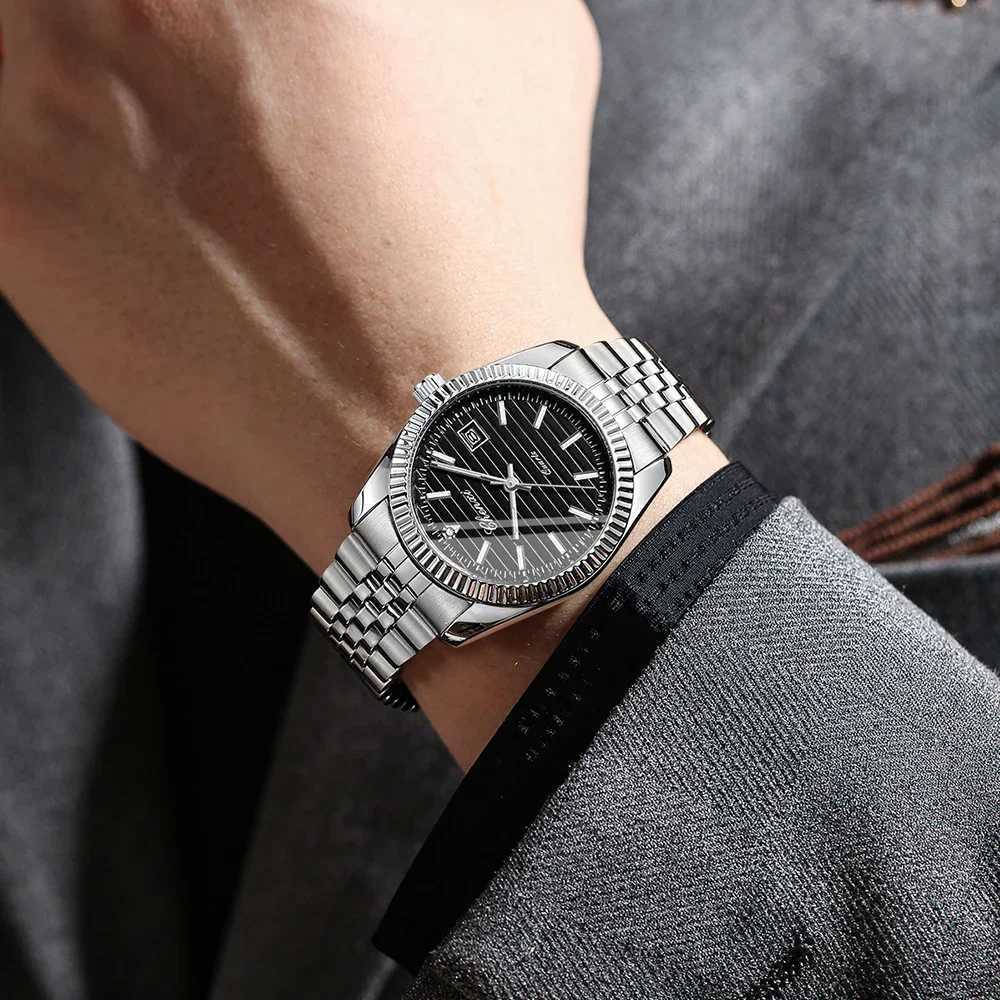 CHENXI New 004D Mens Watch Business Elegant Waterproof Luminous Quartz Clock Stainless Steel Watches Luxury Men 2024 Y250605