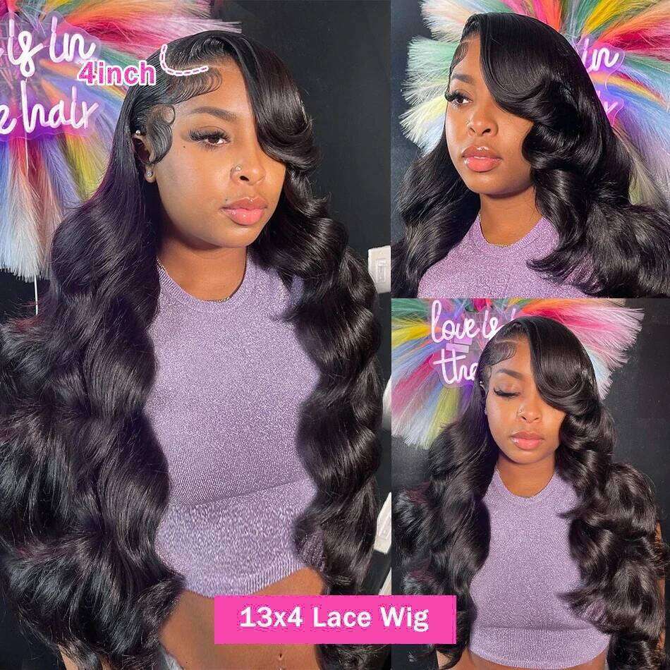Cutebla 30 40 Inch 13x6 Hd Lace Frontal Brazilian Body Wave Water 13x4 Human Hair Wigs For Women