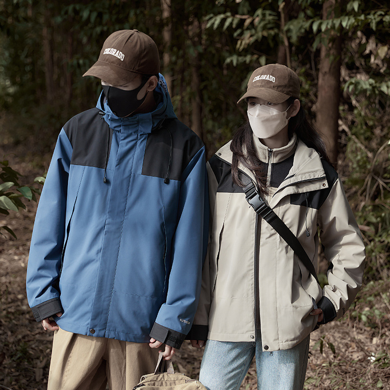 Ddmyoutdoor New Outdoor Assault Suit For Men Women Autumn And Winter Three In One Detachable Fleece Warm Two Piece Set Windproof Jackets