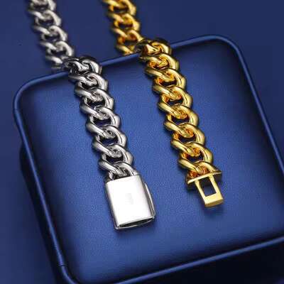 Baguette Cuban Necklace Moissanite Iced Out Luxury Bling Mens Hip Hop Jewelry 925 Sterling Silver Party Gifts