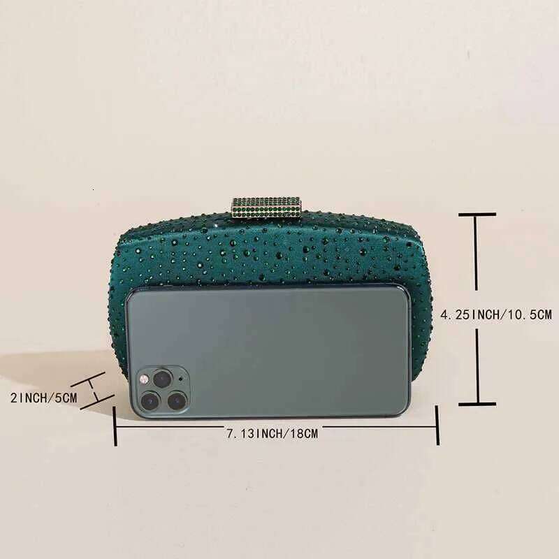 Celebrity Fashionable Women's Rhinestone High-end Bridal Evening Bag Mother of Bride Dress Matching Handbag Fresh Pink Purse