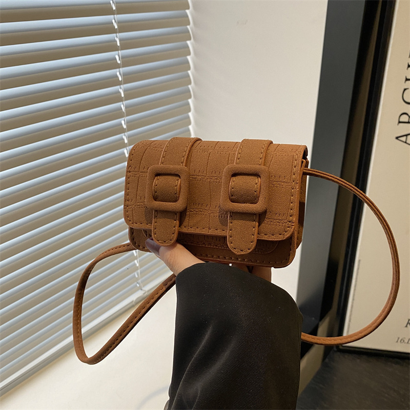 designer New Fashionable Stylish Women's Single Shoulder Crossbody Bag 2025 Winter Aesthetic Small Bag Women's Niche Design Small Square Bag