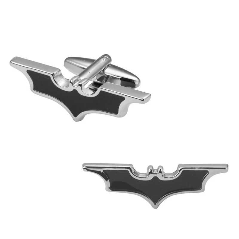 High quality black bat cufflinks fashionable French style shirts boutique brass material mens wedding cufflinks W250606