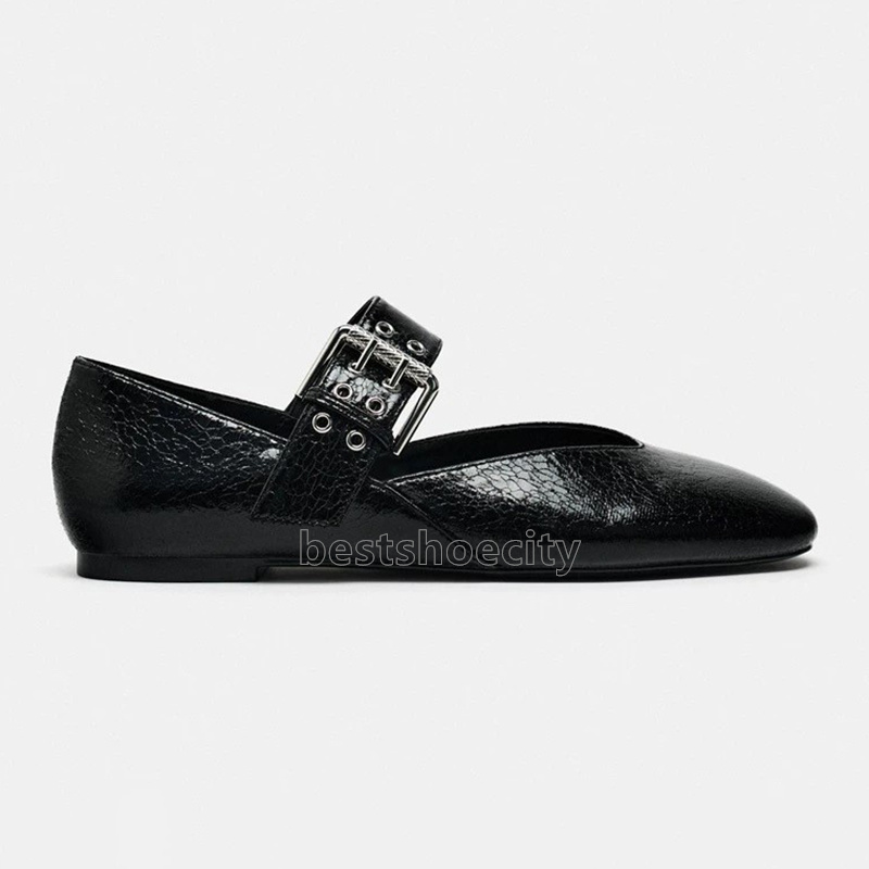 Designer Sandals Women Flats Heels Sandal Women Sandale Light Luxury Sandals Mary Jane Shallow Shoes Summer Comfortable Round Ladies Shoes