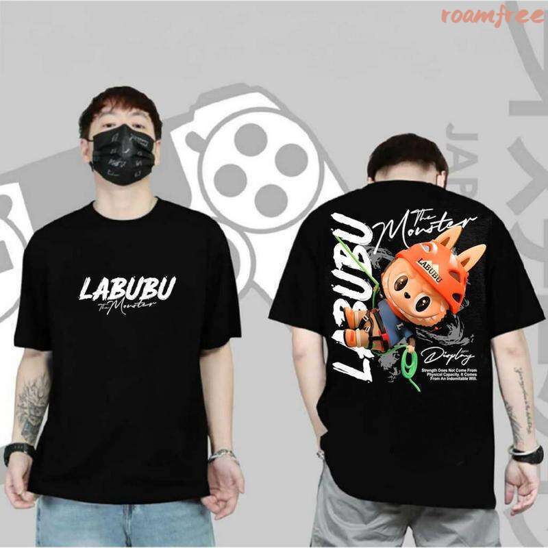 2025 New Labubu Summer Trend Loose Fashion Unisex Short Sleeve T-shirt