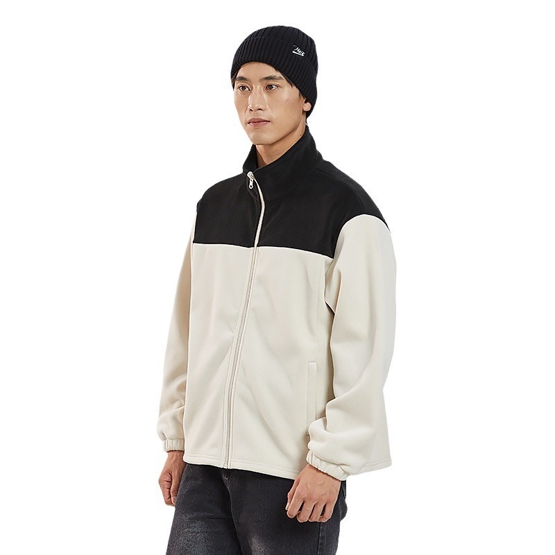Ddmyoutdoor New For Men And Women Color Blocked Fleece Single Jacket Outdoor Winter Warm Jacket Jackets