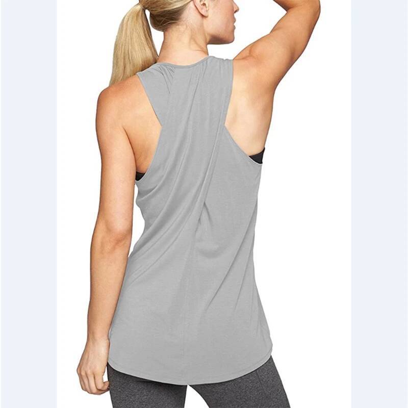 2025 New Women's Cross Back Yoga Shirt Racerback Workout Active Tank Top Gym sports vest Sleeveless shirt Fiess