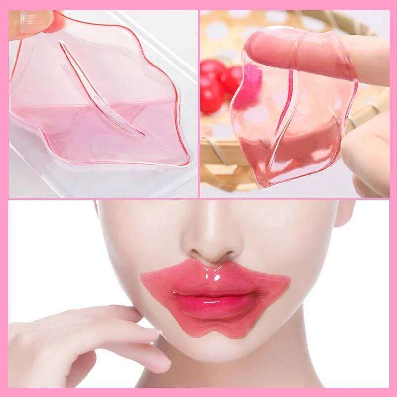 30pcs Crystal Collagen Mask Moisturizing Lip Patches Plumper Hydrating Beauty Lips Masks Skin Care Cosmetics free shipping