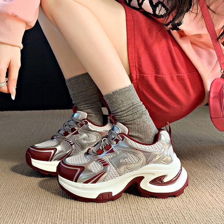 Fashionable Height Increasing Cm Dad Casual Shoes For Petite Women Spring Summer New Ins Trendy Casual Sneakers Women S Shoes Ddmysaturn