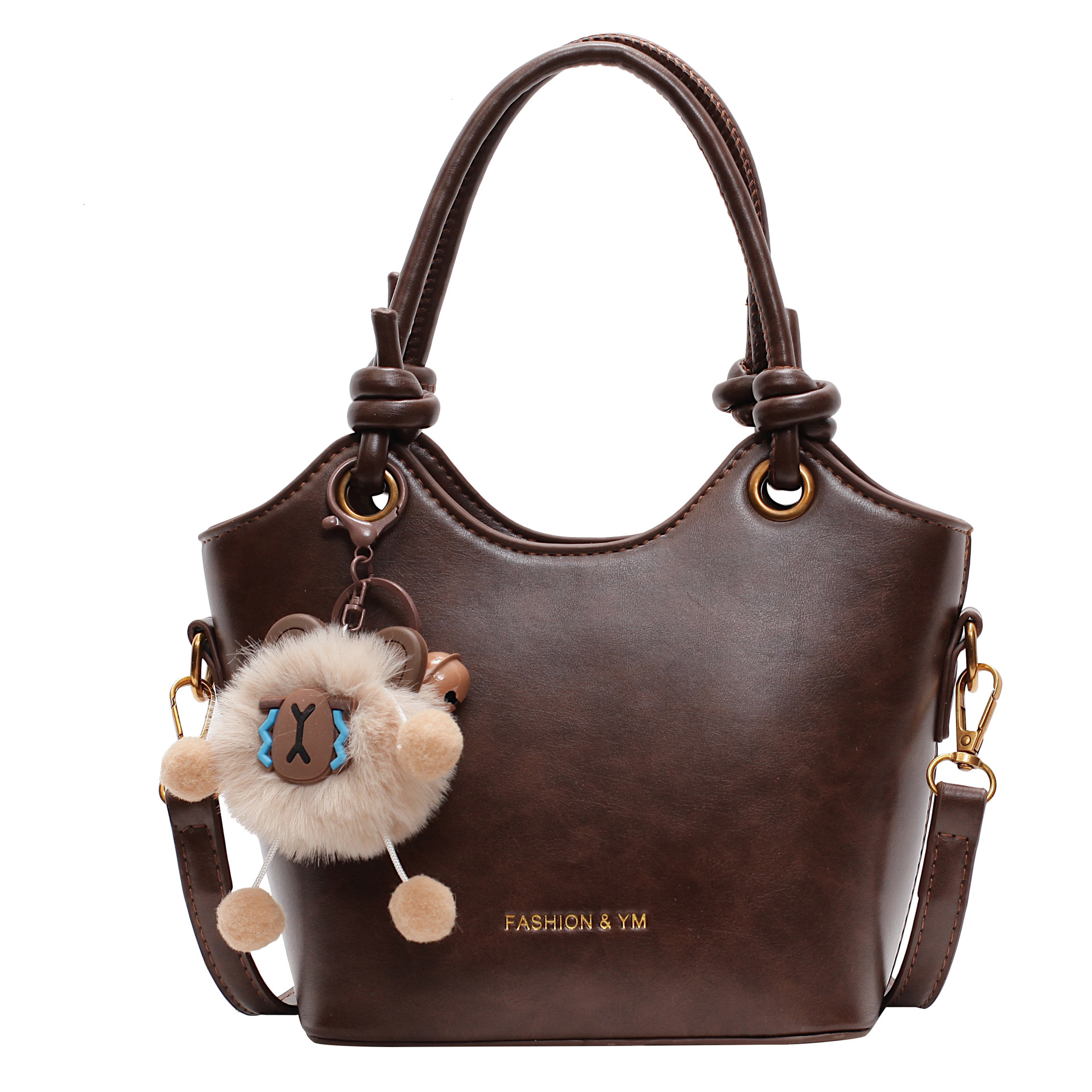 designer Vintage Fashion Casual Bucket Bag 2025 Winter New Trend Shoulder Bag for Work Commute High-end Crossbody Bag