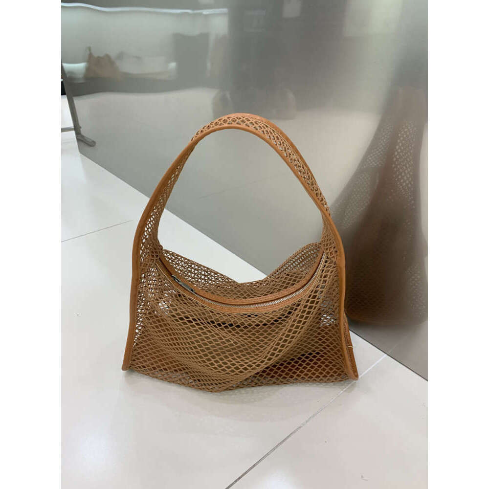 New Hollow Mesh Underarm Handheld Small Square Fashion Simple Beach Mother Bag