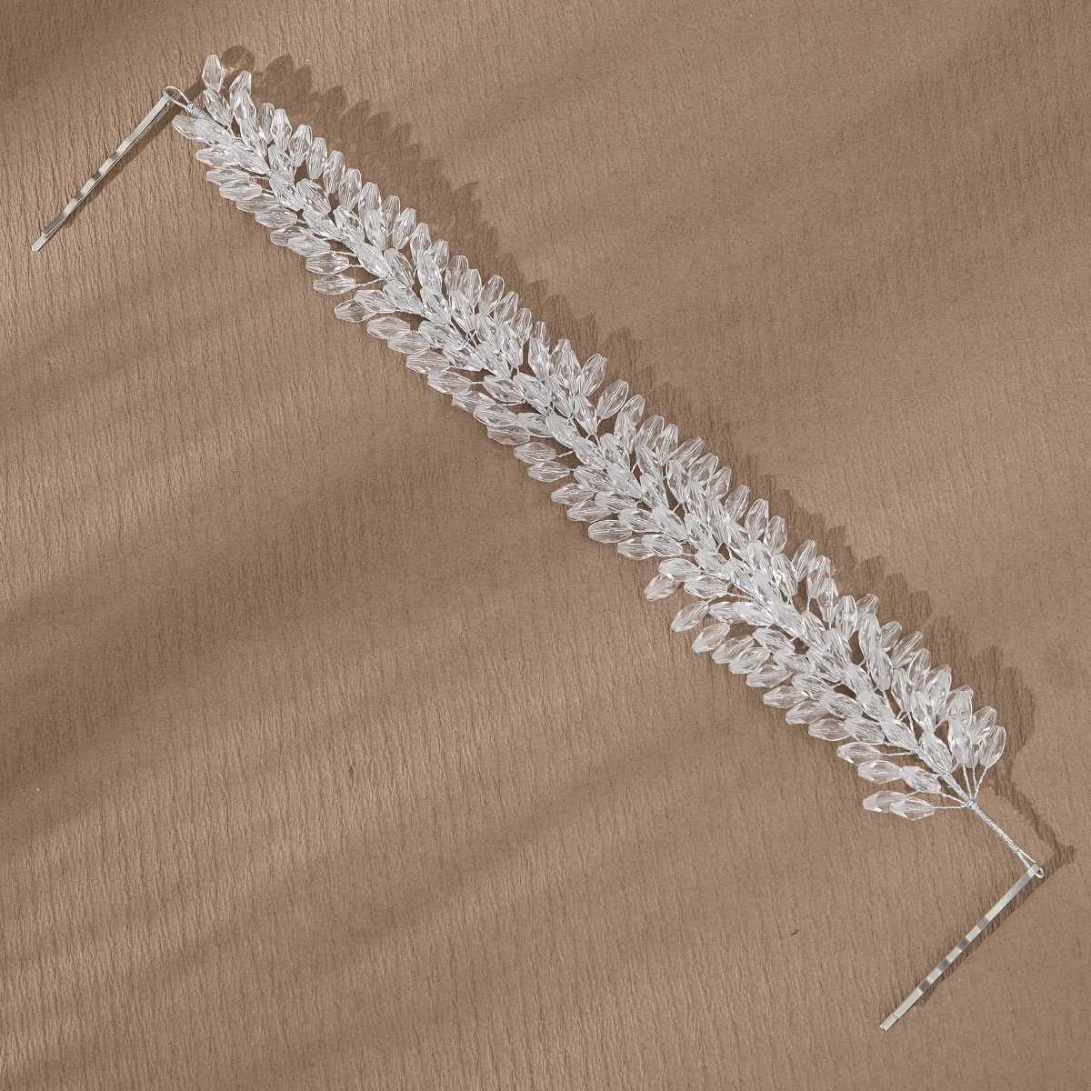 Bridal Wedding Crystal Beaded Heavy Duty Hair Bands Luxury Headbands For Women Holiday Headwear Elegant Hair Accessories Z250605