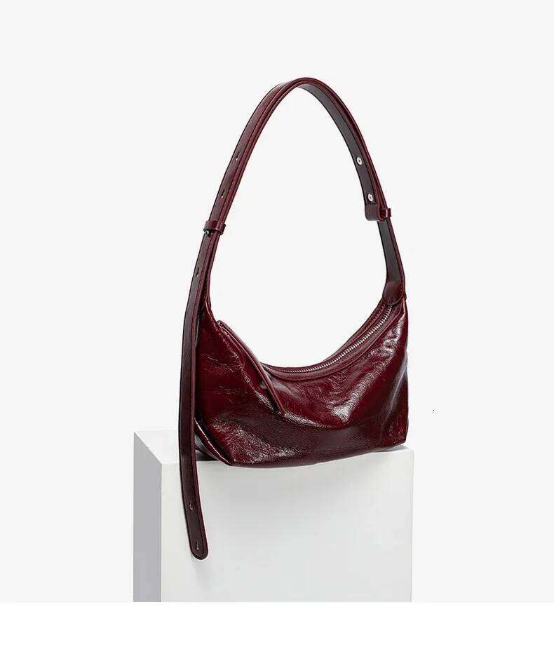 Designer Bags 2025 Women's Cow Genuine Leather Shoulder Bags Ladies Soft Cowhide Fashion Design Handbags Female Casual Crossbody Tote Bag Luxury 