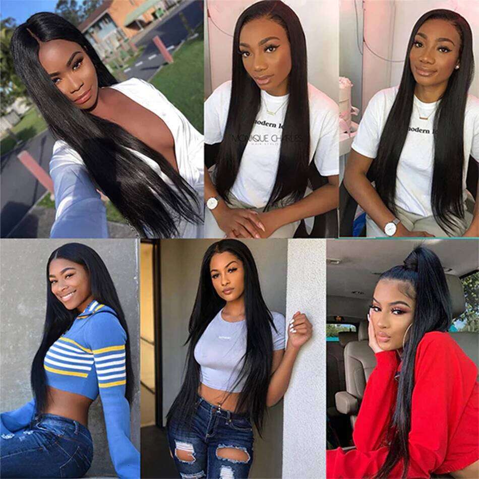 13x6 Full Front Human 30 Inch 13x4 Frontal 4x4 Lace Closure with Baby Hair Cheap Wigs On Sale
