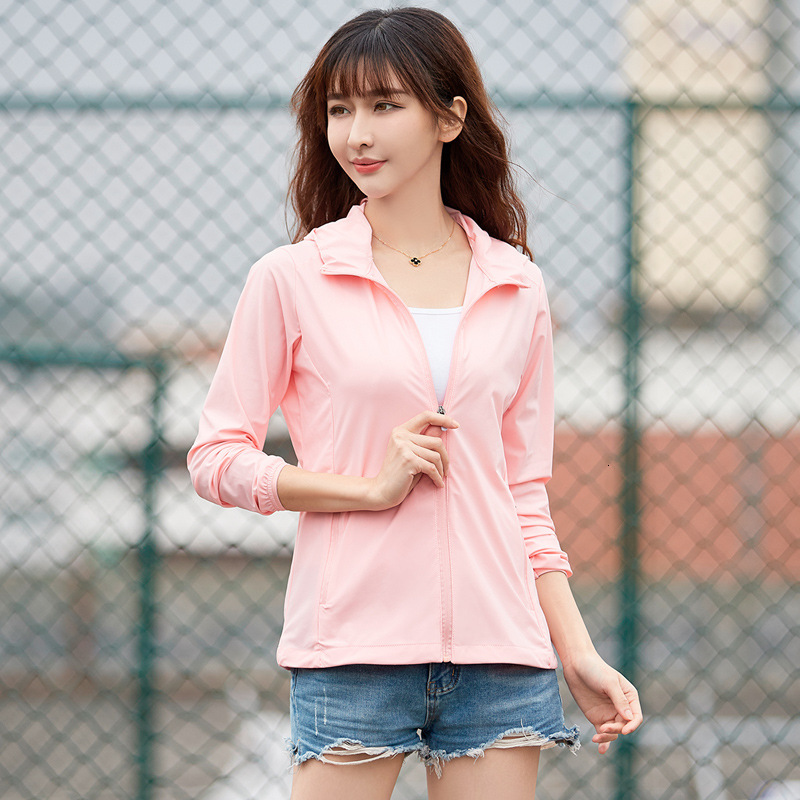 Ddmyoutdoor Elastic Men S Windbreaker Couple S Breathable And UV Resistant Sun Protection Suit Ice Silk Skin Windbreaker Jogging Suit