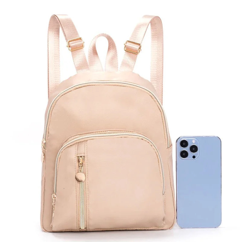 Beige Classic Large Capacity Backpack for Women Casual Backpack Fashionable Simple Backpack Bags for Women 250605