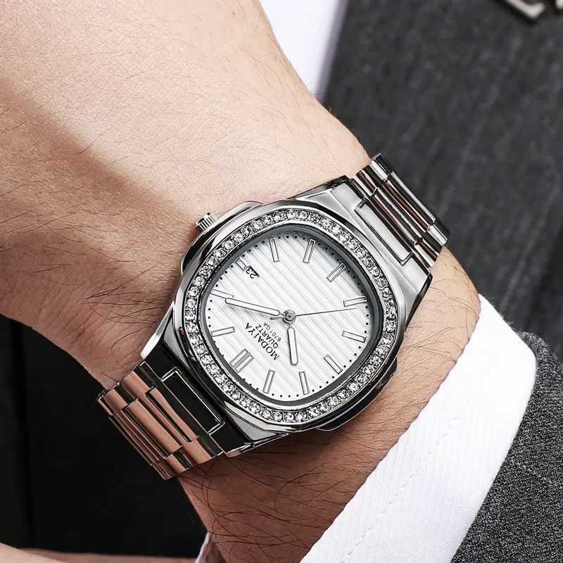 New Luxury Men Quartz Watches Automatic Date Watch Man Stainless Steel Sport Chronograph Watch for Men Clock reloj hombre Y250605