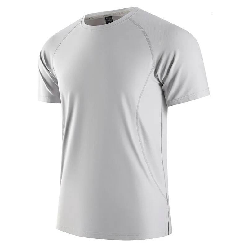 Ddmyoutdoor Breathable Quick Dry Men Running Gym Fiess Training Male High Quality Sports T Shirts Oversized Ice Silk Tops Jogging Suit