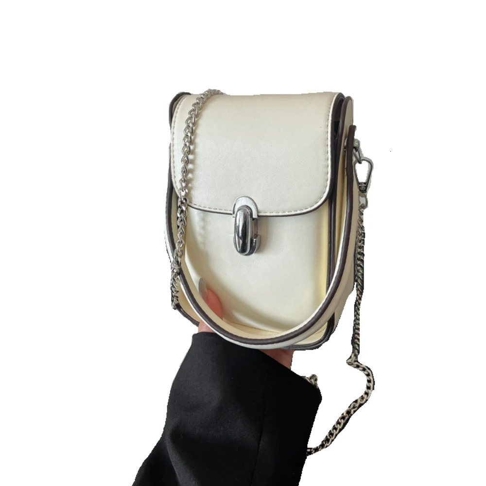 Women Crossbody Bag Summer Simple Solid Color Buckle Single Shoulder Bags Casual All-Matched Versatile Commute Packs 250605