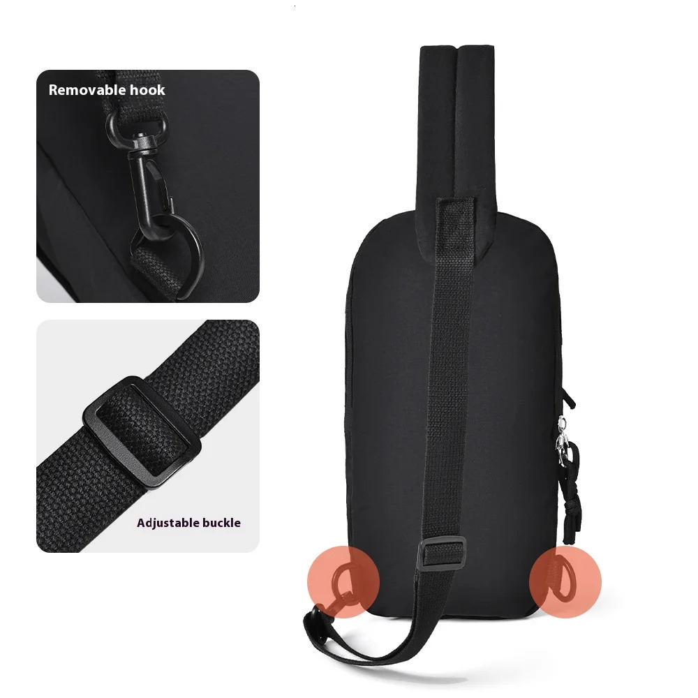 Men And Women Waist Packs Lightweight Stylish Crossbody Bag Daily Commute Chest Travel Casual Messenger Bag 250605