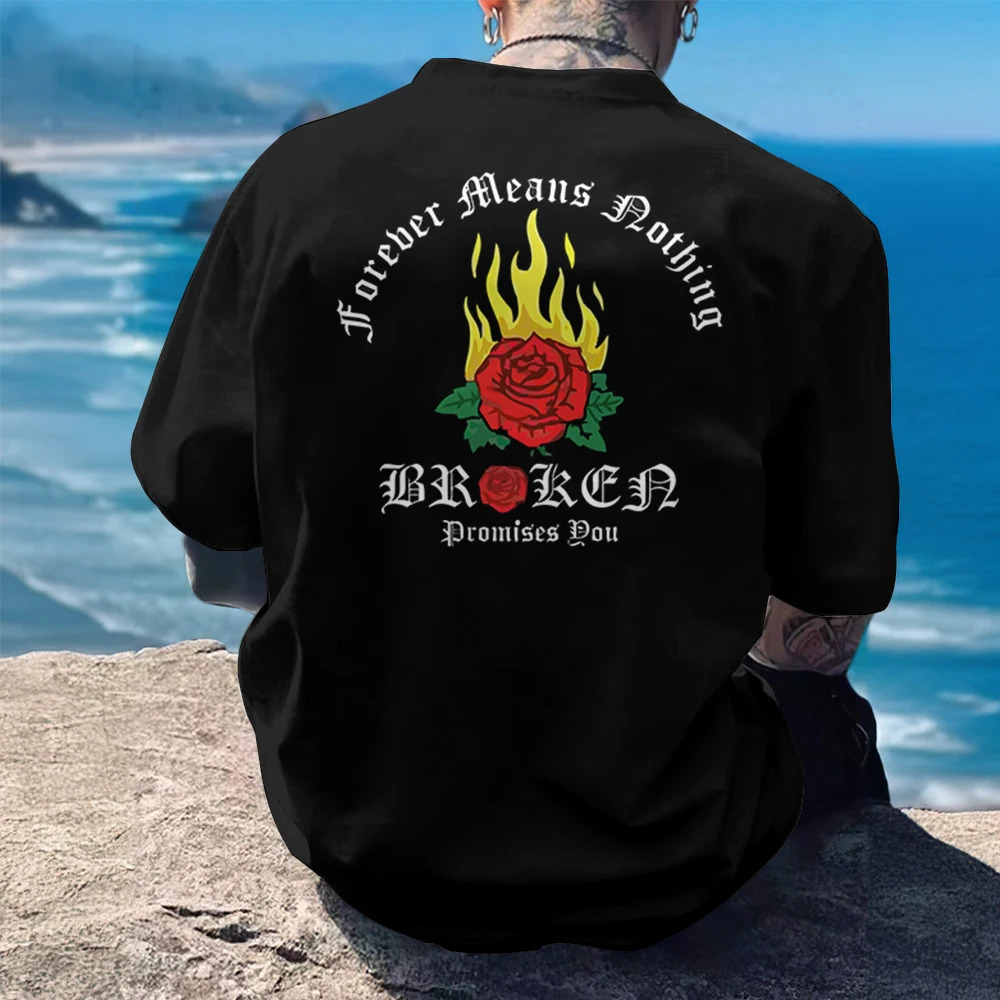 Casual Mens T-Shirt 3d Print Short Sleeve Street Fashion Man Clothing Simple Loose Oversized Tees For Men Breathable T Shirts 250530