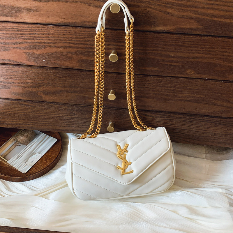 Designer bag free shipping 2025 new fashionable temperament light luxury high-end texture single shoulder crossbody bag for womens