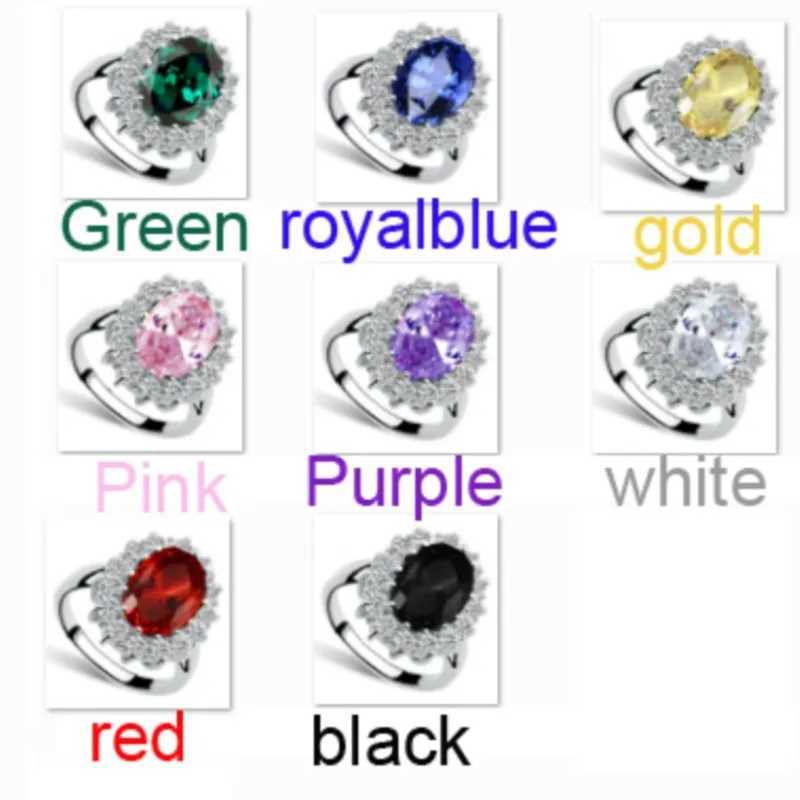 AAAA+ gerek zirkon tal Kraliyet Mavi Yzk William Kate Kralie Kristal moda tak dropshipping kz doum gn hediyesi kaliteli sevgili W250606