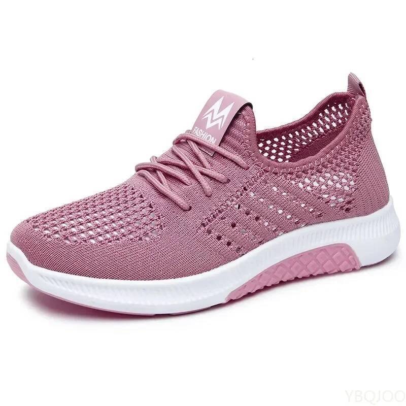 Ddmyoutdoor Women Flat Casual Fashion Breathable Mesh Vulcanized Shoes Sneakers Summer Ladies Boat Shoe Zapatos Para Mujer Outdoor Shoes