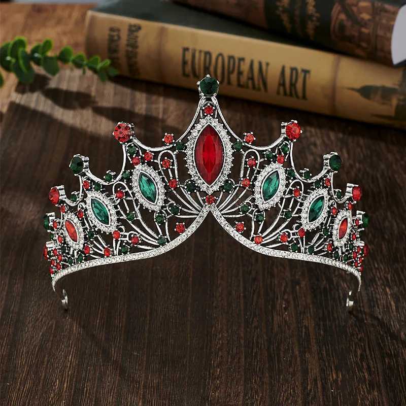 Baroque Vintage Bridal Tiara Wedding Headpiece Birthday Queen Crown Kids Princess Tiara Z250605
