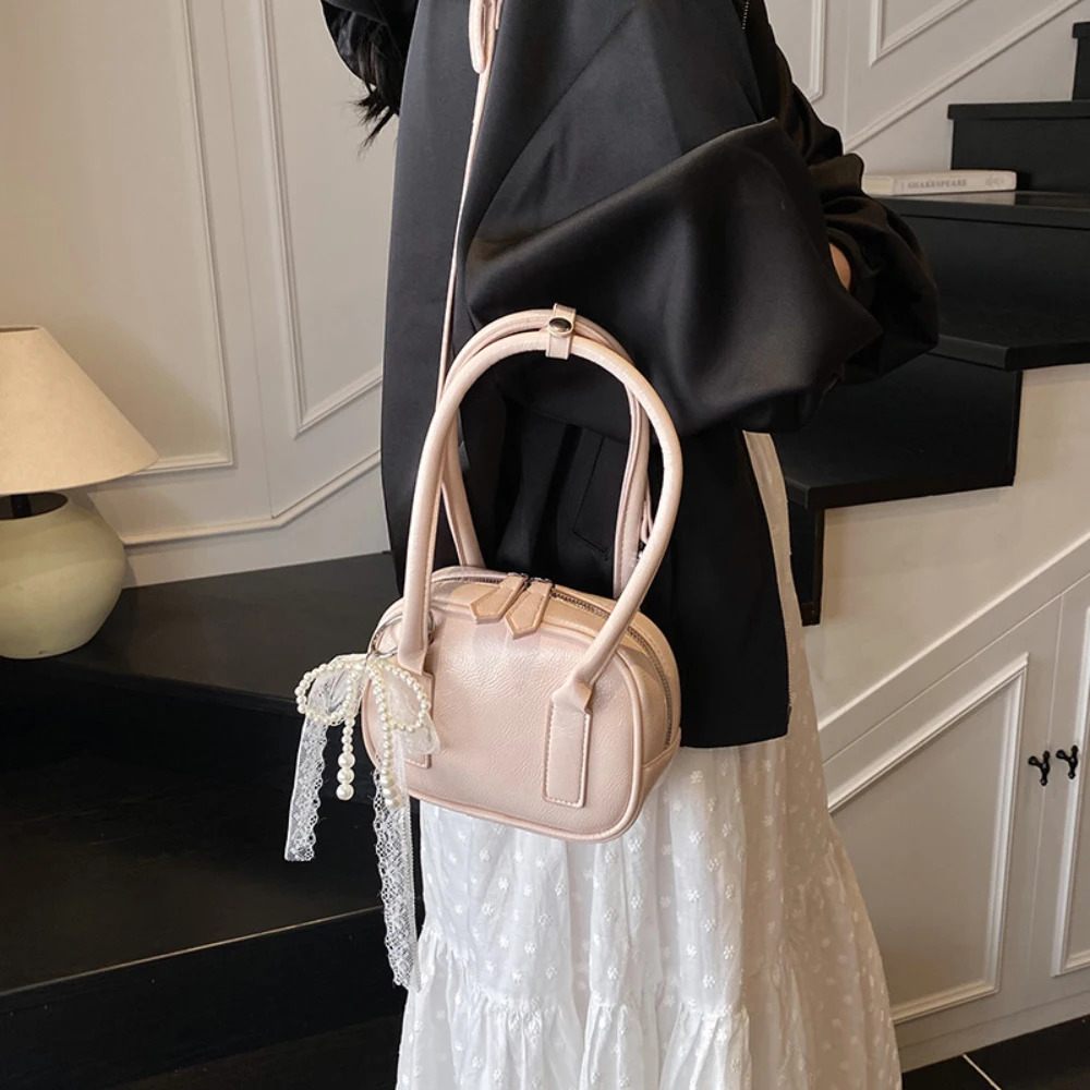 Women Summer Square One Shoulder Bag Contrast Color All-Match Versatile Crossbody Bags Hand-Held Daily Commute Packs 250605