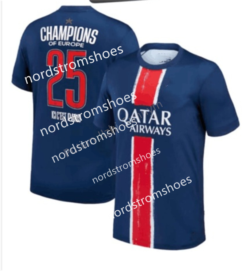 XXXL 4XL 24 25 O.DEMBELE PSGES soccer jerseys Wing D.DOUE JOAO NEVES BARCOLA MUNICH 2025 2026 KOLO MUANI KIMPEMBE goalkeeper football shirts Player ve