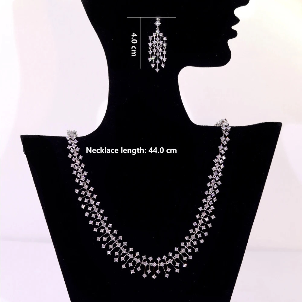 ASNORA Fashion CZ Bride Indian Jewelry Set for Women Water Drop Wedding Choker Necklace Girlfriend birthday Gifts X0520 250530