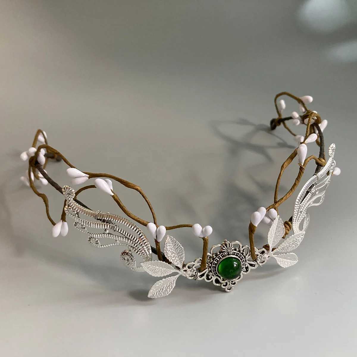 Elf Crown Minimalist Woodland Tiara Deer Antlers Elven Headpiece Festival Boho Wedding Bride Fairy Costume Circlet Renaissance Z250605