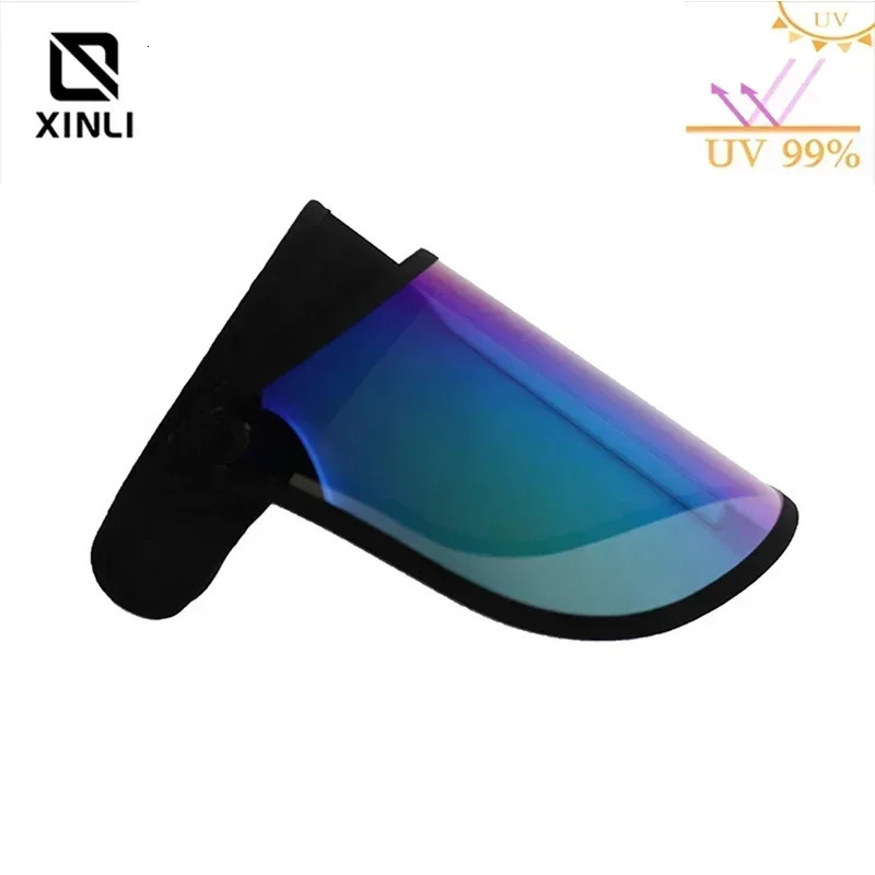 Sunshade and Eye Protection Two-in-one Sun Hats Summer Cap Full Face Shield for Ladies Men Waterproof Breath Beach Visors Hat 250603