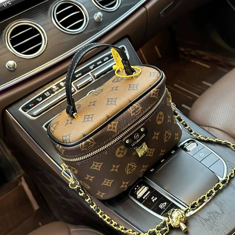 Designer Bag Fashion Luxury Women Cosmetic Bag Shoulder Bag Classic Vintage Old Flower Crossbody Designer Wallet Handbag Tote Brown New Large Capacity