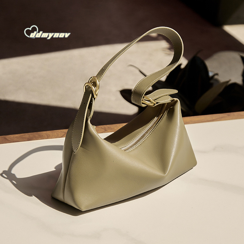 Nalandu Underarm for Women 2025 New Summer Niche High-end Baguette Single Shoulder Genuine Leather Women's Bag ddmynov