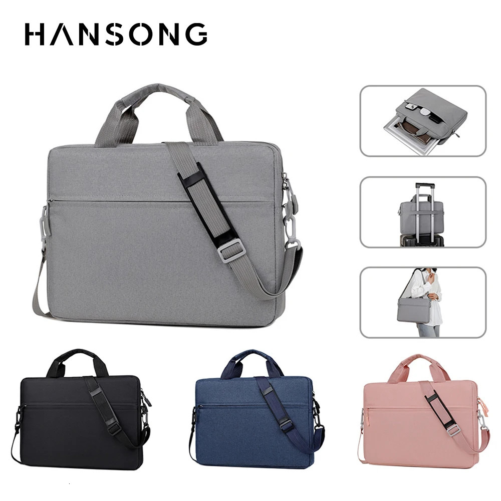 Laptop Sleeve Bag 14 15.6 Inch Notebook Case For Macbook Air Pro Tablet Waterproof Portable Travel Carrying Bag Computer Handbag 250603