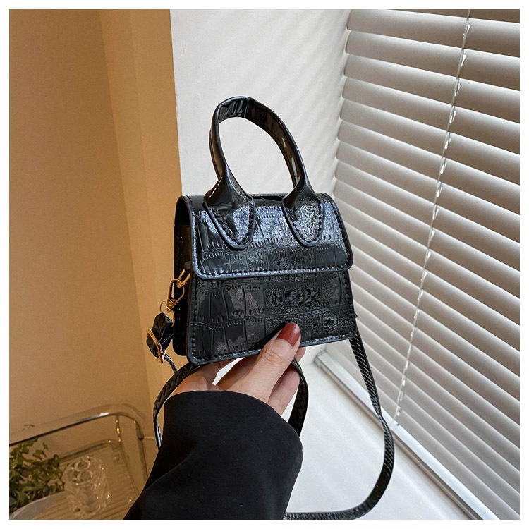 designer 2025 Summer New Fashion Stone Pattern Handbag Shoulder Crossbody Small Square Bag Women's Bag Supports Wholesale and Mixed Orders