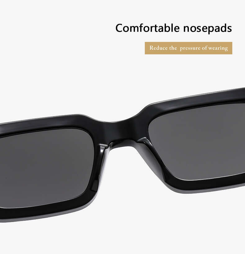 DHCollections Fashion Square Thick Rectangular High-end Casual UV Protection Sunshade Sunglasses