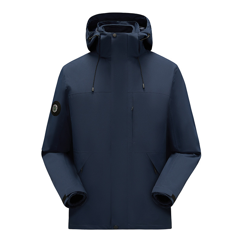 Ddmyoutdoor Outdoor In Stormtrooper Jacket Autumn Winter New Couple Style Detachable Color Blocked Warm Thick Two Piece Set Versatile Jackets