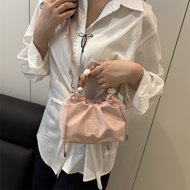 designer 2025 Fashion Trendy Unique Design Bucket Bag Spring New Textured Women's Casual Shoulder Crossbody Bag