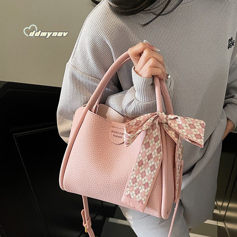Trendy This Year 2025 New Fashion Korean and Japanese Style Small for Women Simple Bucket Shoulder Bags Crossbody Handbags ddmynov