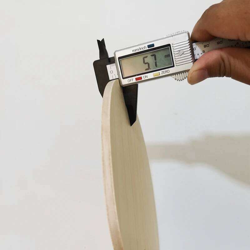 CNF-White Carbon Table Tennis Racket cellulose nanofiber, FL Handle or ST Handle, PingPong Blade, Fast Attack, High Elasticity