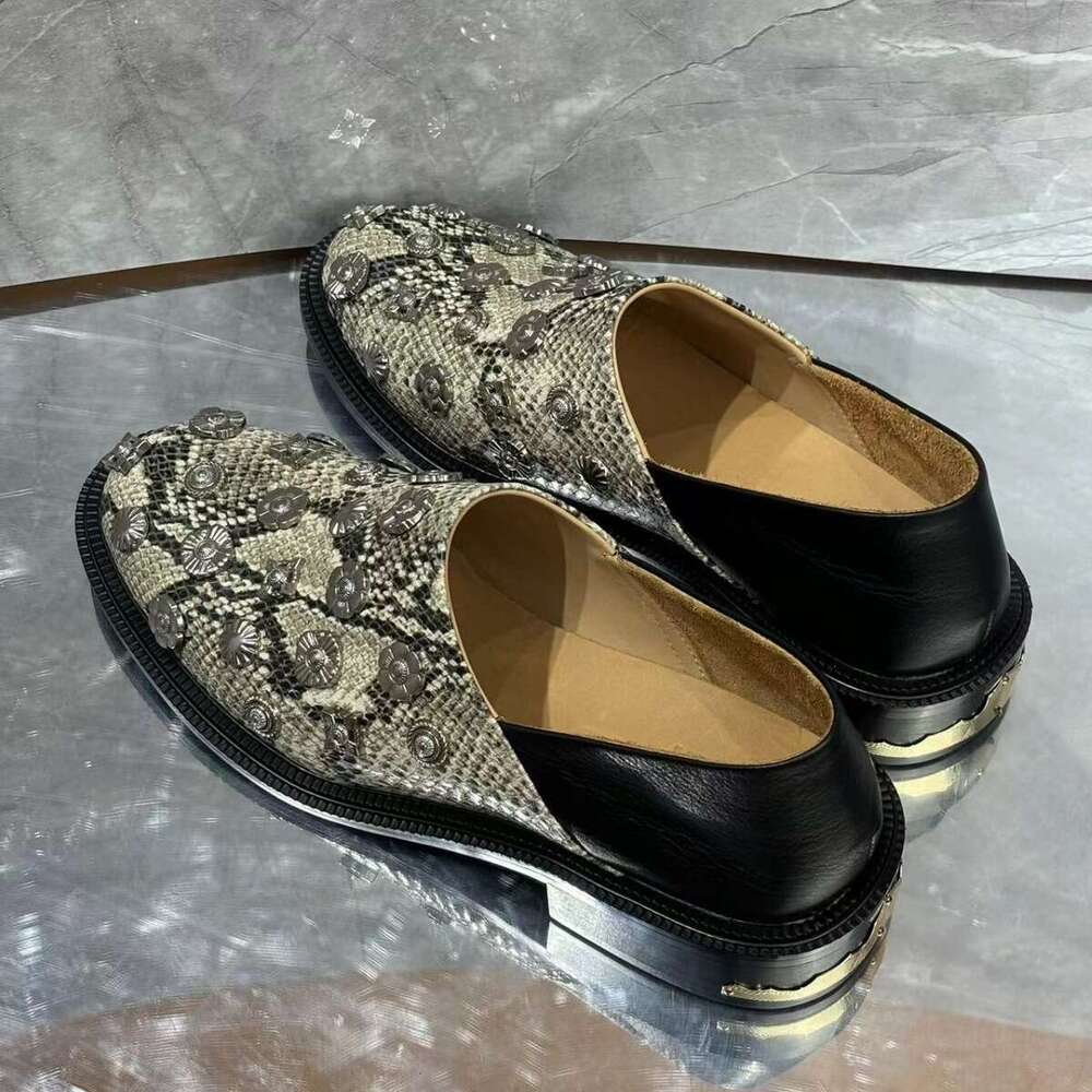 New Casual Spring Summer Men's Shoes Pure Leather Wear-resistant Comfortable