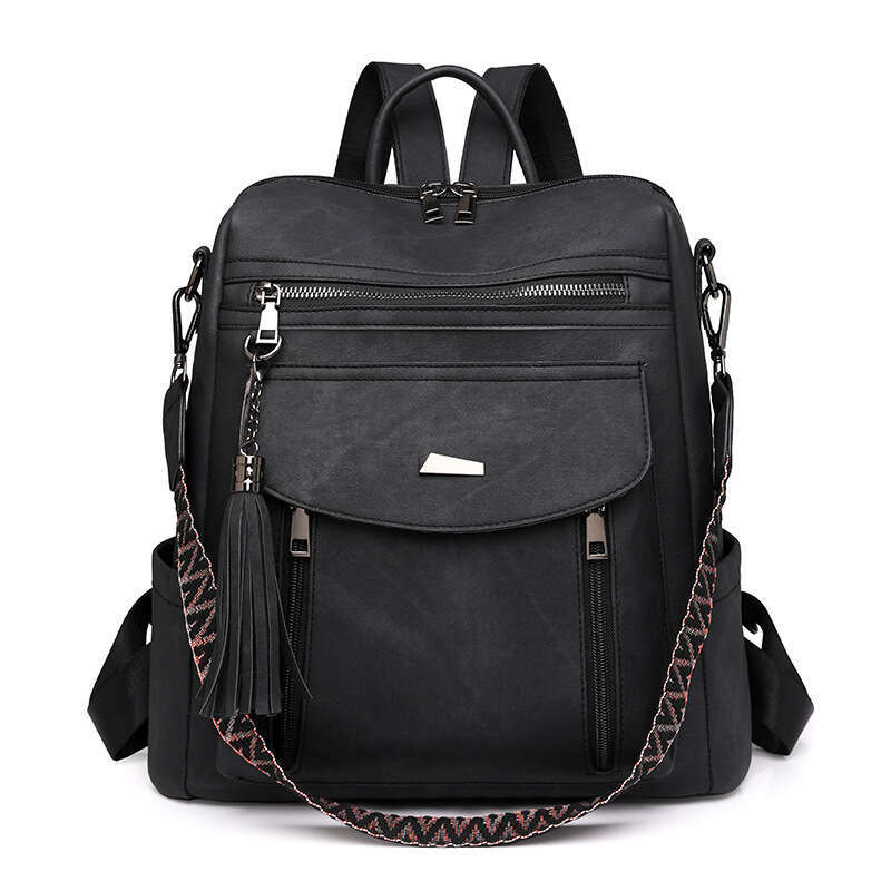 Spring Trend PU Women's Backpack Mommy Bag Casual Multifunctional B5