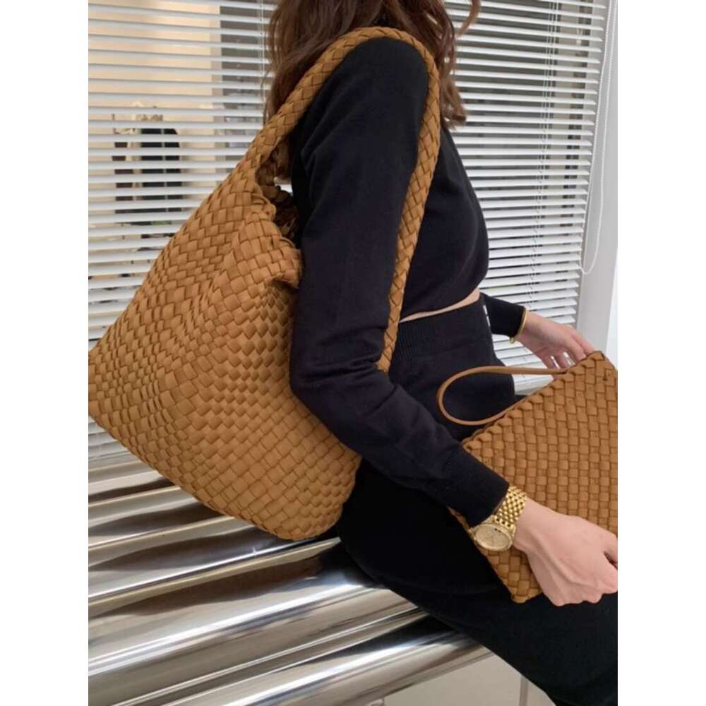 New Nylon Handwoven Tote Shoulder Underarm Large Women s Mother Bag