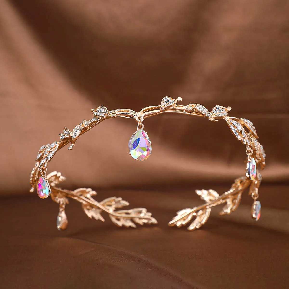 Baroque Crystal Tiaras And Crowns For Women Rhinestone Prom Diadem Headband Bridal Wedding Hair Accessories Jewelry Crown Tiara Z250605