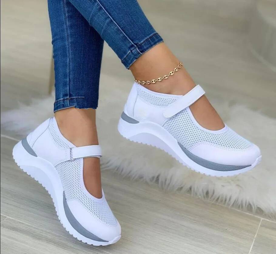 Ddmyoutdoor Zapatillas Mujer Sneakers Trendy Mesh Platform Socks Hollow Out Sandals Tenis Feminino Breathable Sports Shoes Women Outdoor Shoes